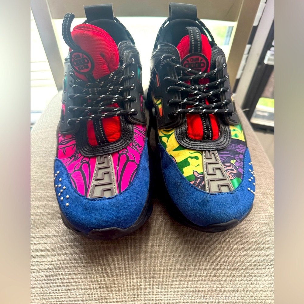 Versace chain reaction sneakers